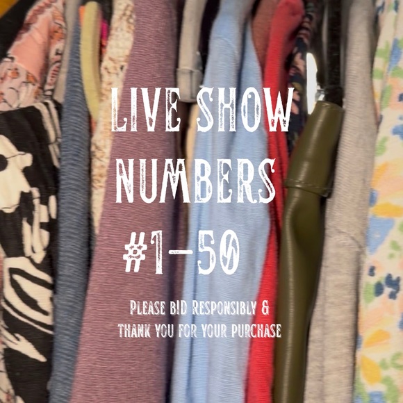 Live Show Numbers #1-50 - Picture 2 of 4